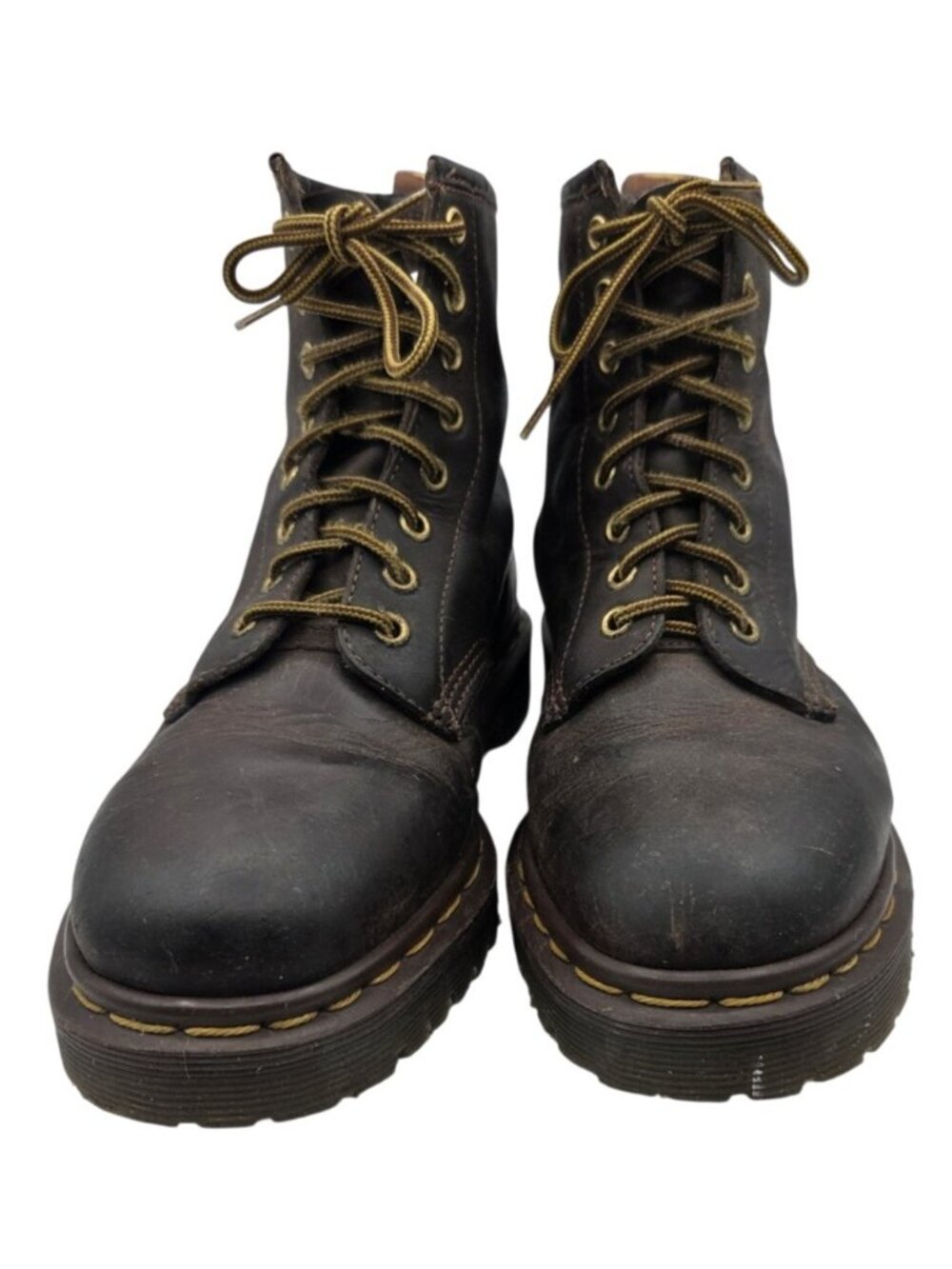 VTG Dr Martens 1460 Bex Crazy Horse Leather Lace Up Boots Brown Size UK 5 US 7 - Picture 4 of 8